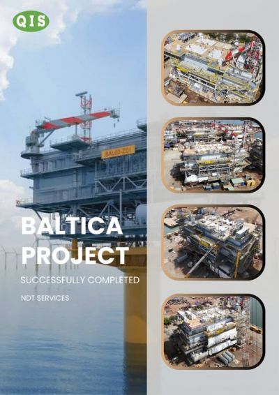 QIS NDT DIVISION SUCCESSFULLY COMPLETES NDT SERVICES FOR THE BALTICA 2 OFFSHORE SUBSTATION PROJECT