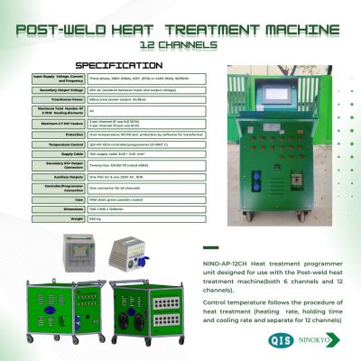 12-CHANNEL PWHT MACHINE