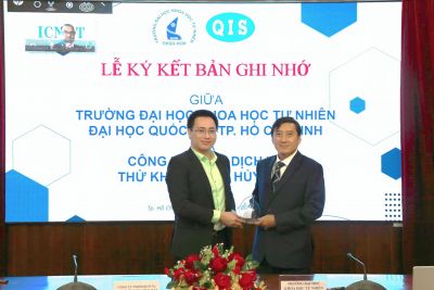 STRATEGIC COOPERATION SIGNING CEREMONY BETWEEN HCMUS AND QIS
