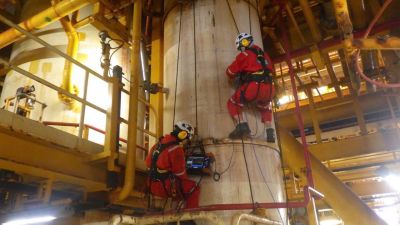 QIS CONDUCTS CORROSION INSPECTION FOR PRESSURE VESSELS IN AFRICA