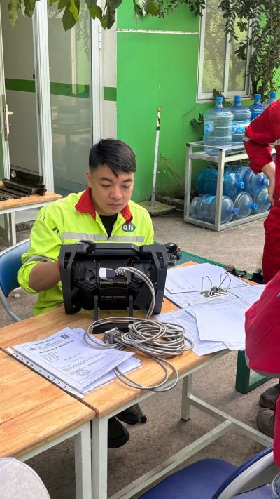 QIS CONDUCTS DEMO OF THE CYPHER INSTRUMENT &ndash; ADVANCED TFM &amp; TOFD SOLUTION FROM EDDYFI
