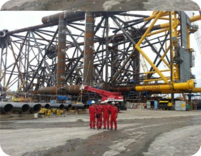Thien Ung Wellhead  Platform Project -Fabrication of Thien Ung  Jacket